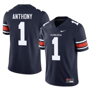 Mens Auburn Tigers College Football Champ Anthony Stitched Navy #1 Jerseys 836492-183