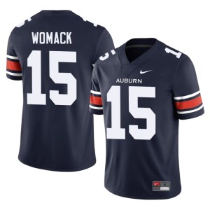 Men #15 War Eagle College Football Embroidery Da'Shawn Womack Navy Jersey 384111-303