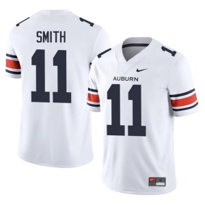 Mens Limited White AU Tigers #11 College Football Darrion Smith Jersey 519750-535