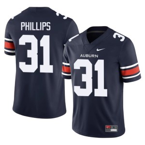 Men's Auburn #31 Joe Phillips College Football Navy Official Jersey 395573-696