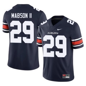 Men Omar Mabson II AU College Football Player Navy #29 Jersey 236641-946
