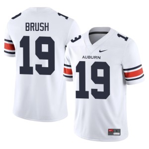 Men Rhys Brush #19 2026 Tigers College Football White Jerseys 393850-969
