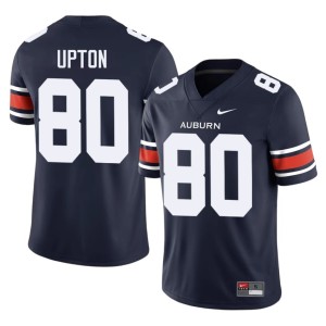 Men's Will Upton Official Auburn War Eagles College Football #80 Navy Jerseys 578619-773