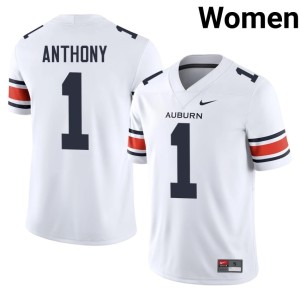Womens College Football War Eagle White Limited Champ Anthony #1 Jersey 601864-975