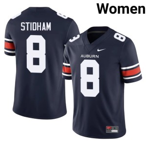 Women's Auburn War Eagles Navy College Football Stitched Jarrett Stidham #8 Jerseys 878101-865