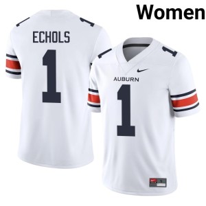 Women White Jonathan Echols AU Tigers Official #1 College Football Jerseys 919303-421