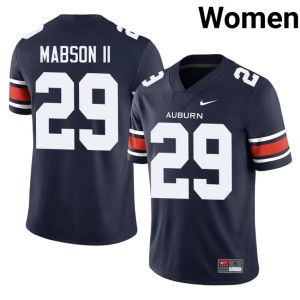 Women College Football Player #29 Navy AU Omar Mabson II Jerseys 765269-476