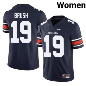 Womens Navy Rhys Brush Auburn 2026 #19 College Football Jerseys 276798-681