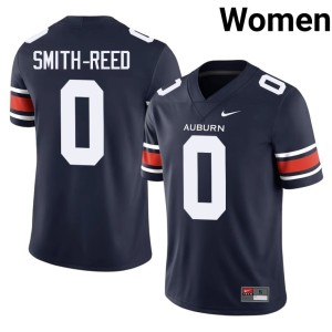 Women College Football Auburn Sylvester Smith-Reed Navy #0 Official Jersey 691433-764