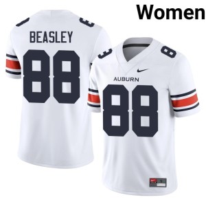 Womens College Football Auburn University Tigers White #88 Terry Beasley Player Jersey 813057-601