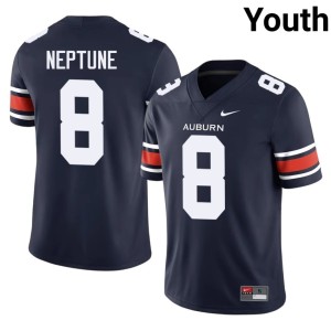 Youth College Football Navy Christian Neptune AU Tigers University #8 Jersey 316897-226