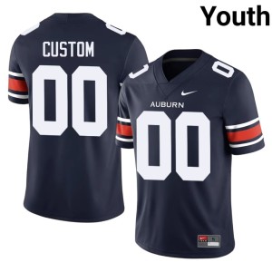 Youth Custom Navy Alumni #00 College Football Auburn Jerseys 498350-334
