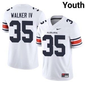 Youth White Dallas Walker IV #35 Auburn Tigers College Football 2026-27 Jerseys 459686-933