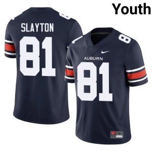 Youth College Football Tigers Game Navy Darius Slayton #81 Jersey 788776-164