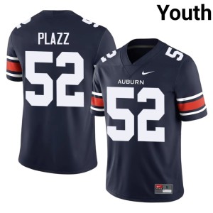 Youth Player AU #52 Deryc Plazz Navy College Football Jerseys 498811-177