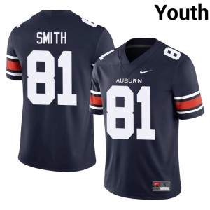 Youth Navy Erick Smith #81 College Football Stitched AU Jersey 160182-556