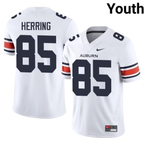Youth College Football Official #85 White Tigers Hunter Herring Jersey 321163-427