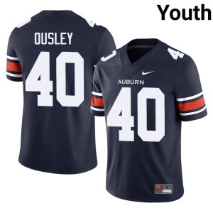 Youth Navy Auburn Tigers College Football Limited Hunter Ousley #40 Jersey 217372-364