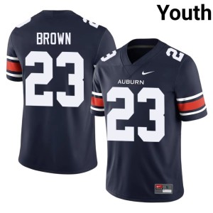 Youth Ronnie Brown Navy College Football High School Auburn University Tigers #23 Jerseys 664559-420