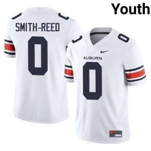 Youth Official Sylvester Smith-Reed White #0 College Football War Eagle Jerseys 763352-118