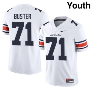 Youth Tai Buster White 2026-27 #71 Auburn University College Football Jerseys 420847-845