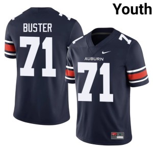 Youth Tai Buster Auburn University Tigers #71 College Football Player Navy Jersey 253298-562