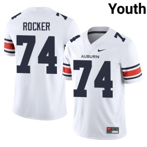 Youth Auburn College Football White #74 Tracy Rocker 2026 Jerseys 779061-290