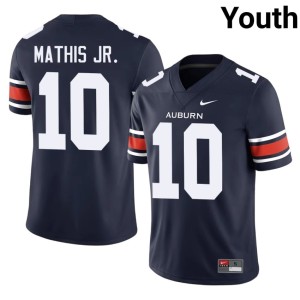 Youth Auburn Tigers #10 Walter Mathis Jr. 2026-27 College Football Navy Jerseys 418677-827