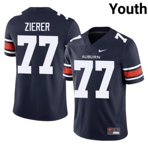 Youth 2026 College Football AU Navy Wilson Zierer #77 Jersey 365153-512
